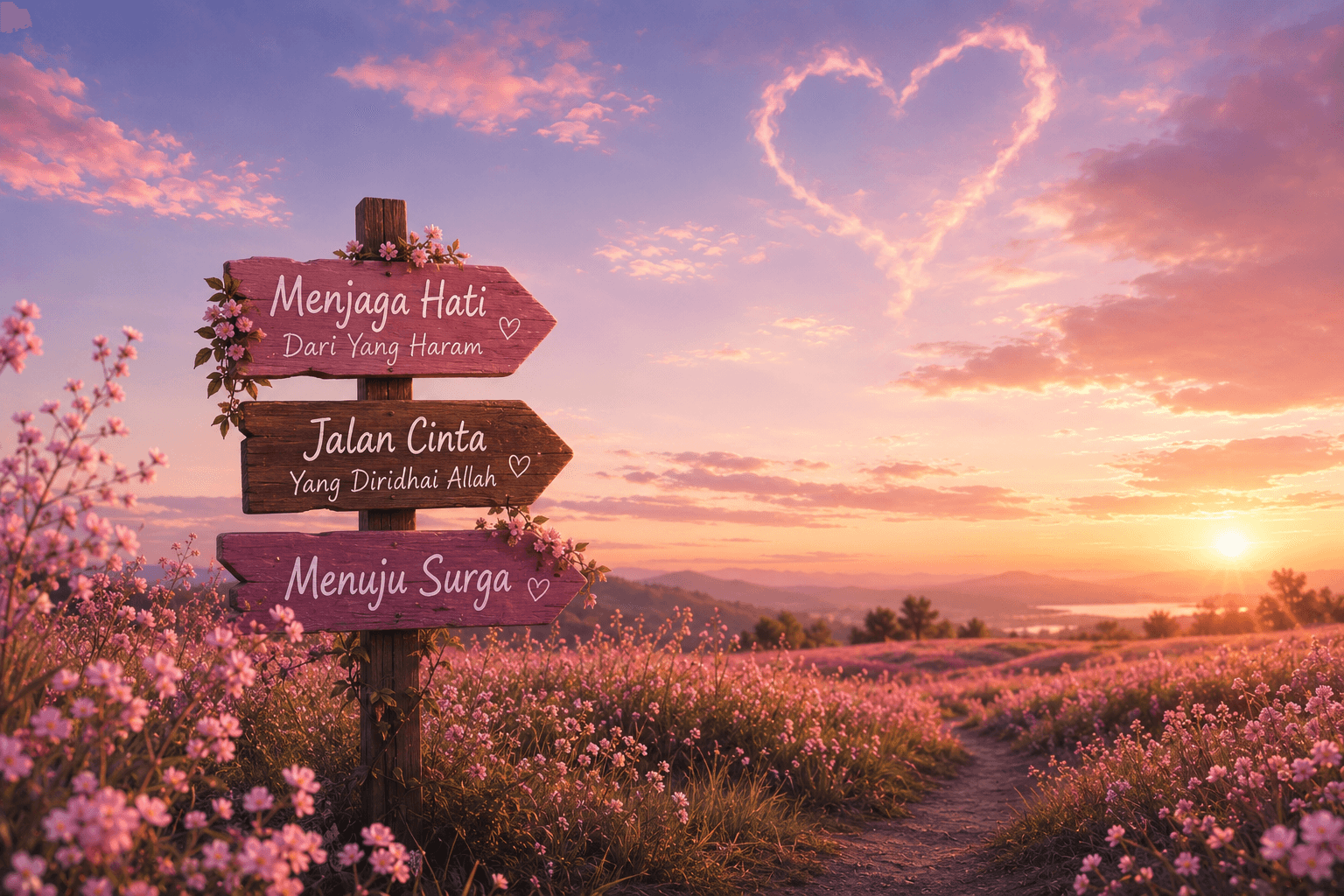 Cinta Merah Jambu yang Menipu : Jalan Cinta yang diridhoi Allah